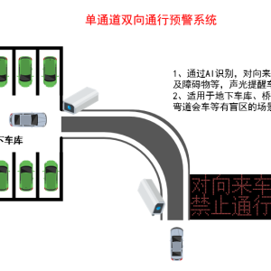 地下车库单通道预警系统